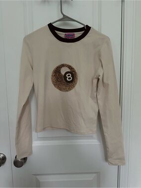 Edikted Leopard 8 Long Sleeve T-Shirt